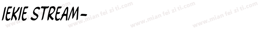 iekie Stream字体转换